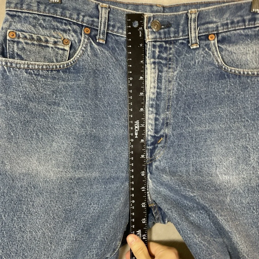 Vtg 70s Levis 517 Jeans Mens 36x32 (fit 36x28) Raw Hem Bootcut TALON Whiskers